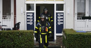 Keukenbrand in portiekflat Kievitstraat Dordrecht