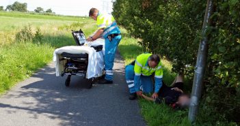 Fietser gewond na val langs Kerkweg in Alblasserdam