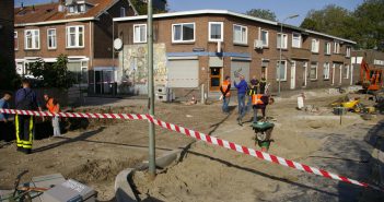 Gaslek bij graafwerkzaamheden in Dordrecht