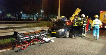 Drie gewonden bij ongeval op N3 bij Dordrecht