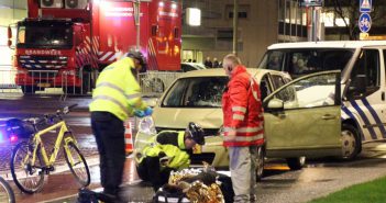 Overstekende vrouw aangereden in centrum Dordrecht