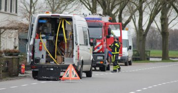 Gaslekkage aan de Bazeldijk in Hoogblokland