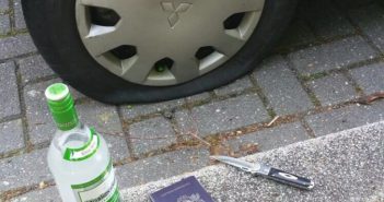 Bandenprikker op heterdaad aangehouden in Hendrik-Ido-Ambacht