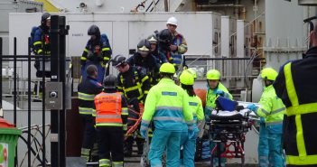 Multidisciplinaire oefening bij Boskalis in Papendrecht