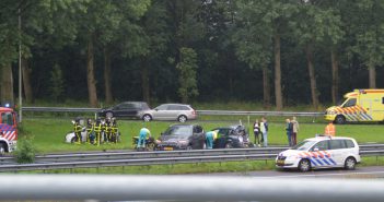 Aanrijding op A15 bij Gorinchem zorgt voor file