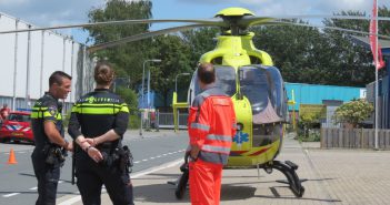 Traumahelikopter naar Zwijndrecht voor medische noodsituatie