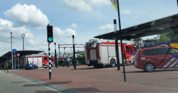 Hulpdiensten rukken uit voor rookontwikkeling bij trein op Dordrecht Centraal