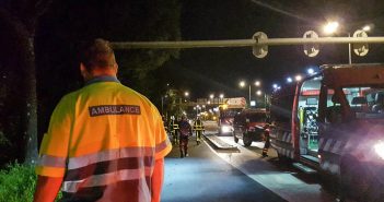 Zoektocht naar dronken man op de Provincialeweg in Dordrecht