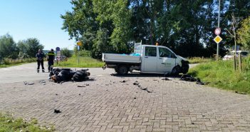 Motorrijder ernstig gewond bij ongeval in Dordrecht