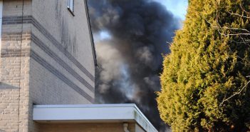 Flinke rookontwikkeling bij brand in Zwijndrecht
