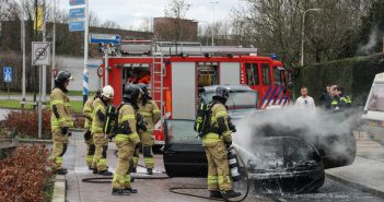 Auto total-loss door brand in Zwijndrecht