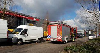 Brandmelding bij pakketdienst in Dordrecht