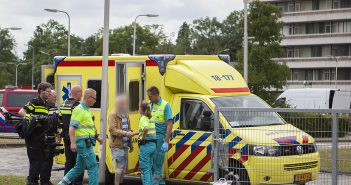 Cameraman loopt flinke brandwonden op bij anti-terreuroefening in Dordrecht