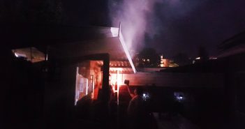 Brand in schuur in Alblasserdam
