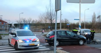 Fietser gewond bij ongeval op rotonde in Zwijndrecht