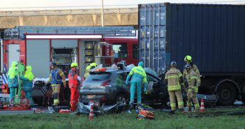 Ernstig ongeval op A15 bij Gorinchem