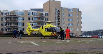 Medische noodsituatie in Dordrecht; brandweer, ambulance en traumahelikopter ingezet
