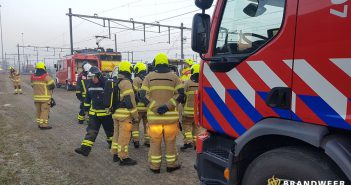 Brandweer rukt uit voor lekkage van spoorketelwagon in Zwijndrecht