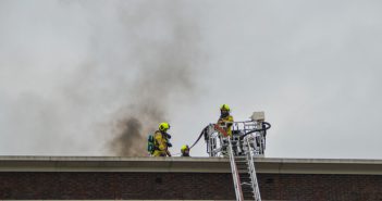 Veel rookontwikkeling bij brand in appartementencomplex in Gorinchem
