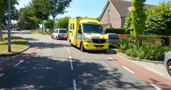 Motorrijder gaat onderuit in Alblasserdam en raakt gewond