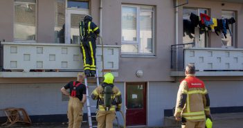 Brandje op balkon van flatwoning in Dordrecht