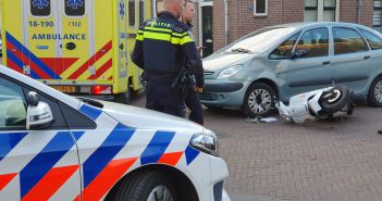 Scooterrijdster gewond bij ongeval op de Wantijstraat in Dordrecht