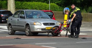 Fietser gewond bij ongeval op de Brouwersdijk in Dordrecht