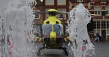 Traumahelikopter landt in winkelgebied Dordrecht
