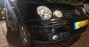 Botsing op Wensveenrotonde in Alblasserdam; automobilist rijdt weg