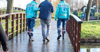 Ongelukken op gladde bruggetjes in Alblasserdam