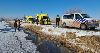 Onbekende schaatser krijgt hartstilstand bij Kinderdijk