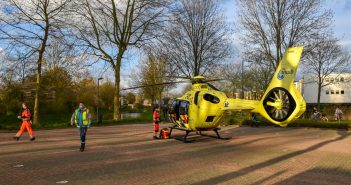 Traumahelikopter naar Gorinchem voor medische noodsituatie
