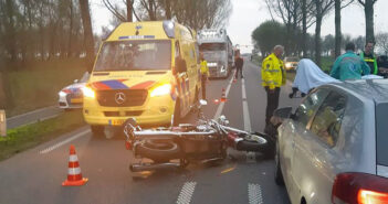 Motorrijder en passagiere aangereden op de N216