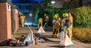 Brandweer schaalt op naar middel hulpverlening bij gaslek in Gorinchem