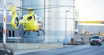 Man raakt gewond bij bedrijfsongeval in Alblasserdam
