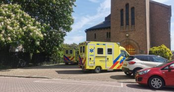 Reanimatie in kerk Zwijndrecht; team traumahelikopter ingezet