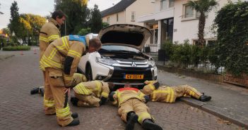 Brandweer bevrijdt meegereisde kater Bruce uit auto in Zwijndrecht