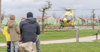 Traumahelikopter ingezet voor kindje op vakantiepark Molenwaard