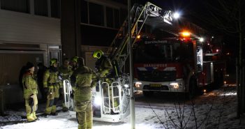 Schoorsteenbrand bij woning in Gorinchem