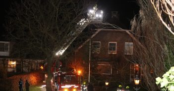 Opnieuw een schoorsteenbrand op nieuwjaarsdag in Hardinxveld-Giessendam
