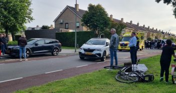 Fatbike geschept door auto in Dordrecht