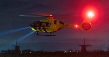 Traumahelikopter landt in Alblasserdam voor reanimatie