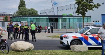 Pro-Palestijnse demonstratie bij Fokker in Papendrecht