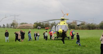 Traumahelikopter ingezet bij medische noodsituatie in Nieuw-Lekkerland