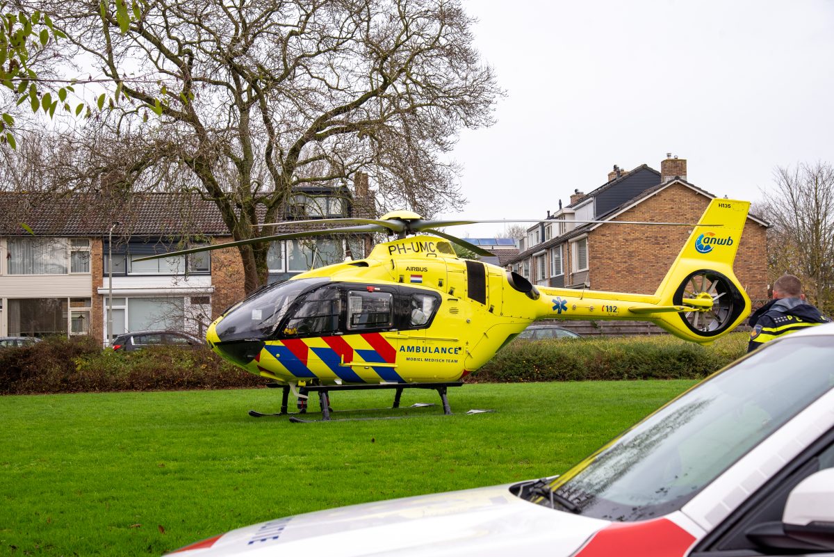Traumahelikopter ingezet voor medische noodsituatie met kindje in Gorinchem