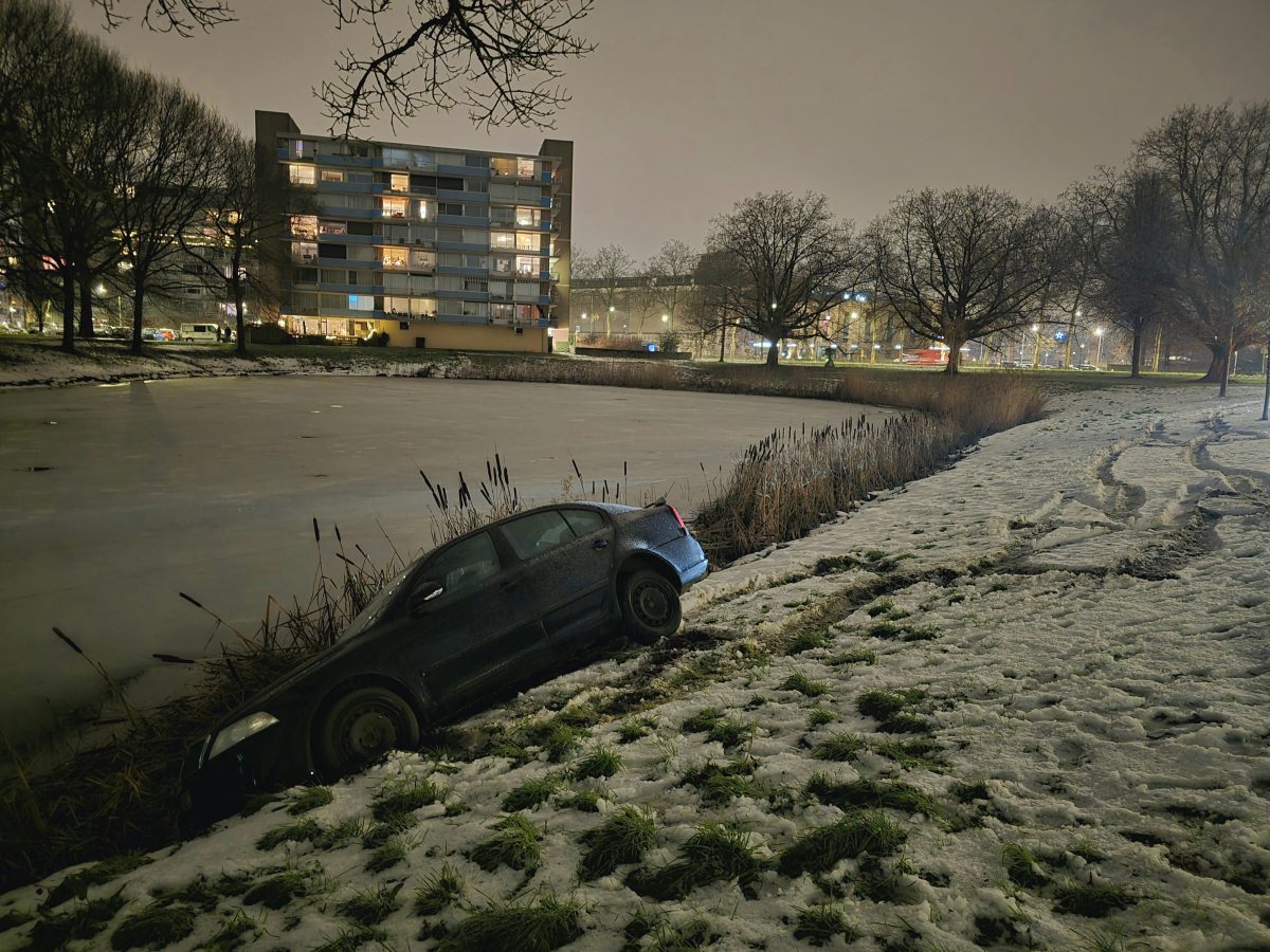 Dronken Polen belanden bijna in sloot en worden aangehouden in Dordrecht