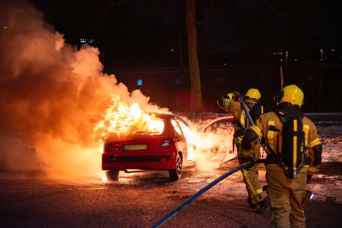 Auto uitgebrand op parkeerplaats in Gorinchem