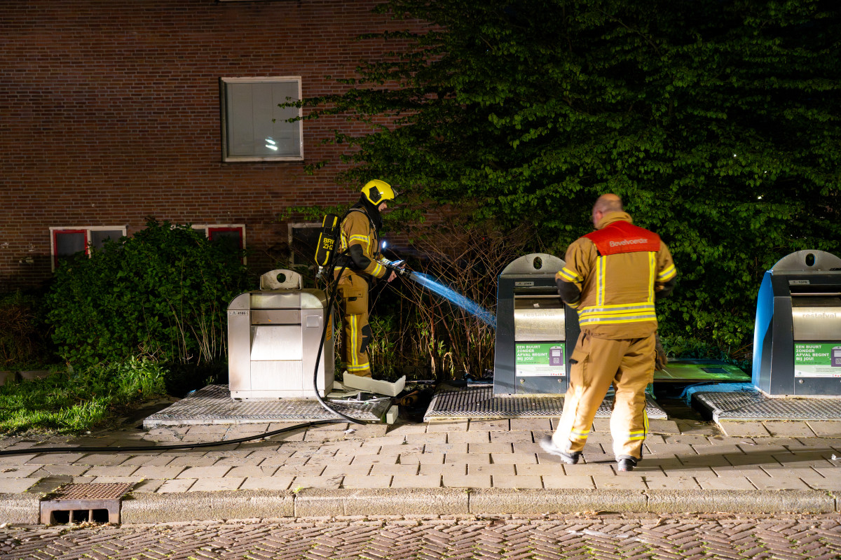 Opnieuw brand bij ondergrondse container in Gorinchem