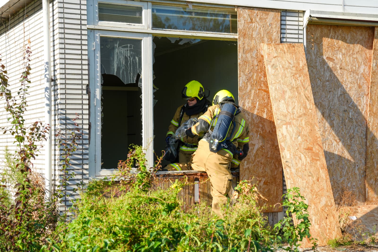 Brandweer rukt uit voor rookontwikkeling bij leegstaande woning in Gorinchem