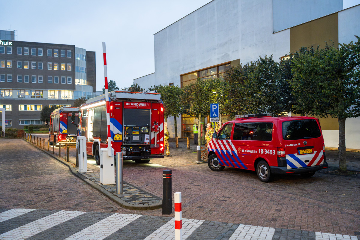 Kleine brand in magnetron bij verpleeghuis in Gorinchem